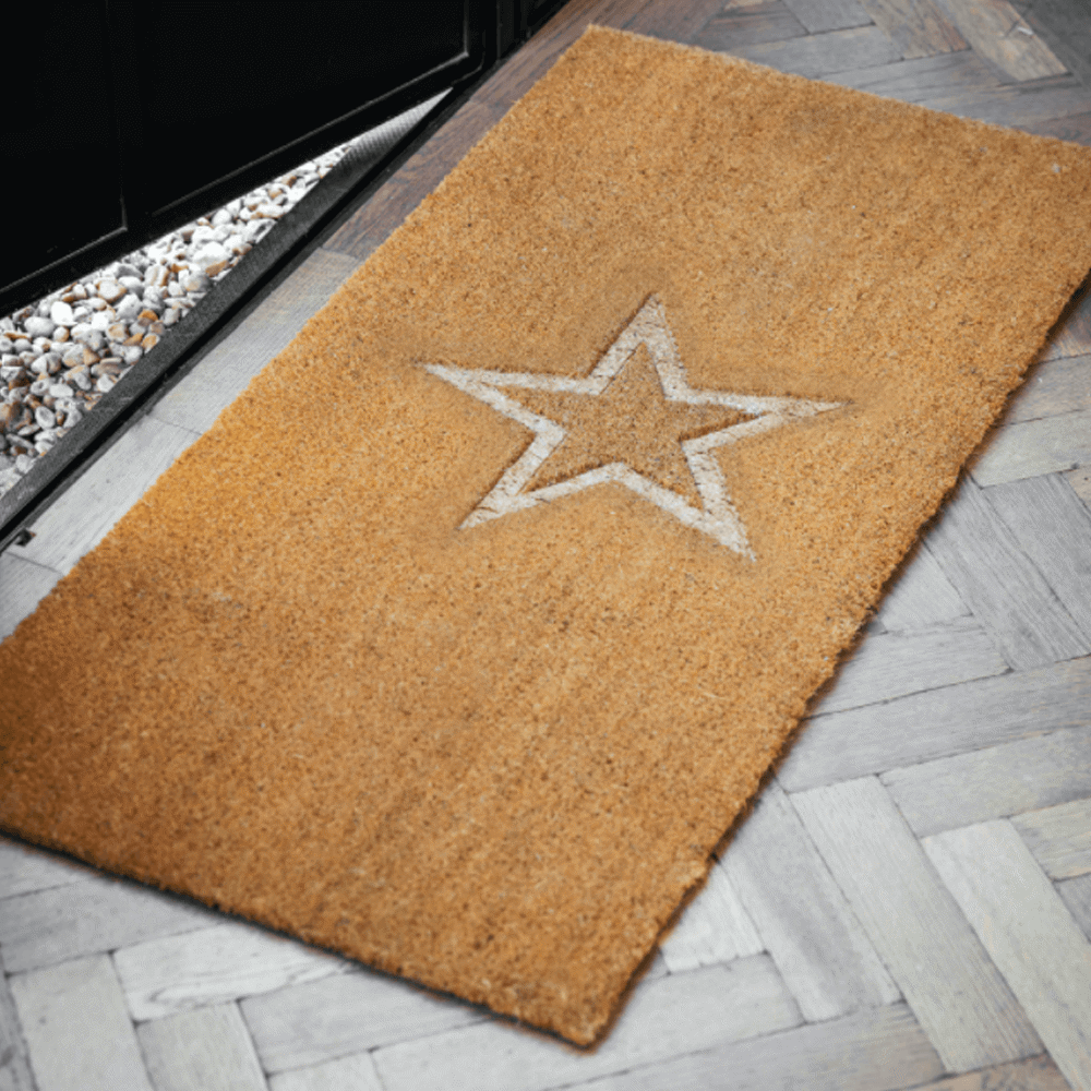 Garden Trading Embossed Star  Double Doormat